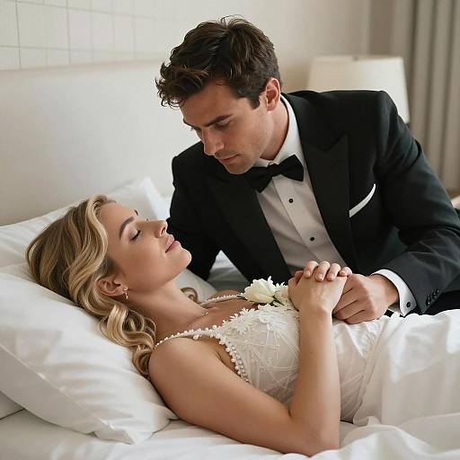 Intense Romance: Tuxedo and Bed