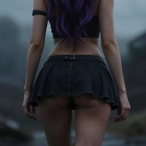 Futuristic Sci-Fi Space Woman Portrait