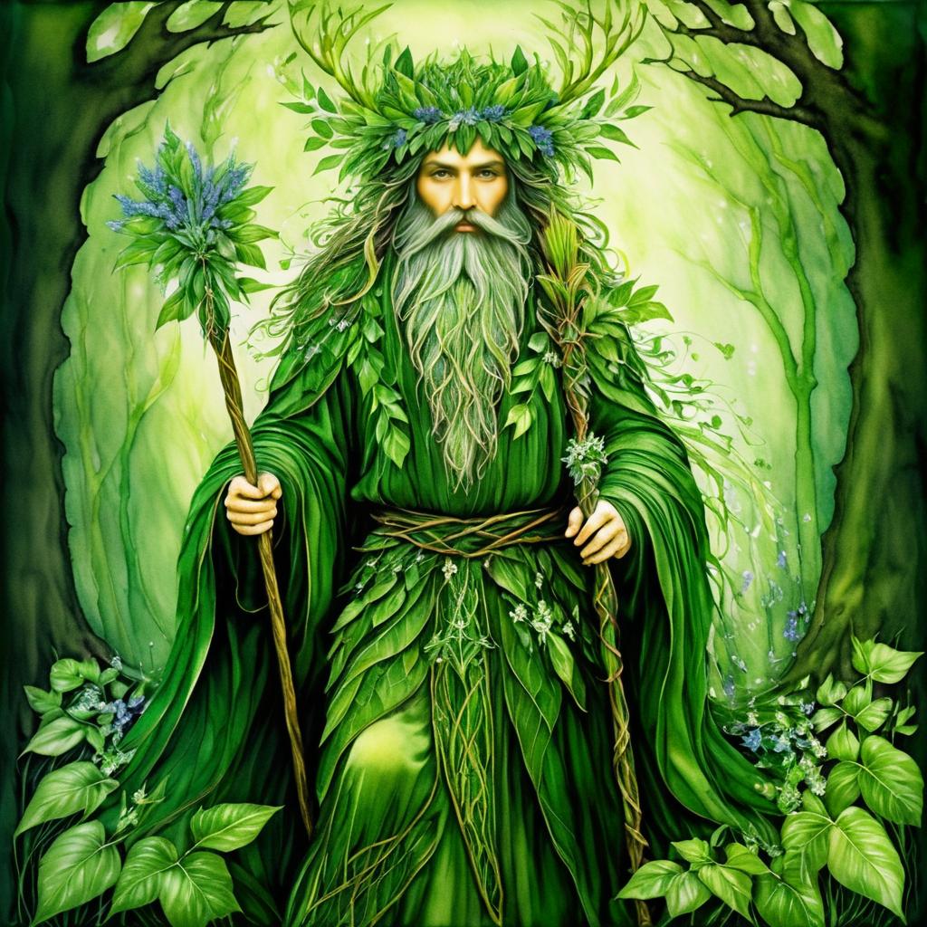 Gaius the Verdant: Radiant Forest Druid