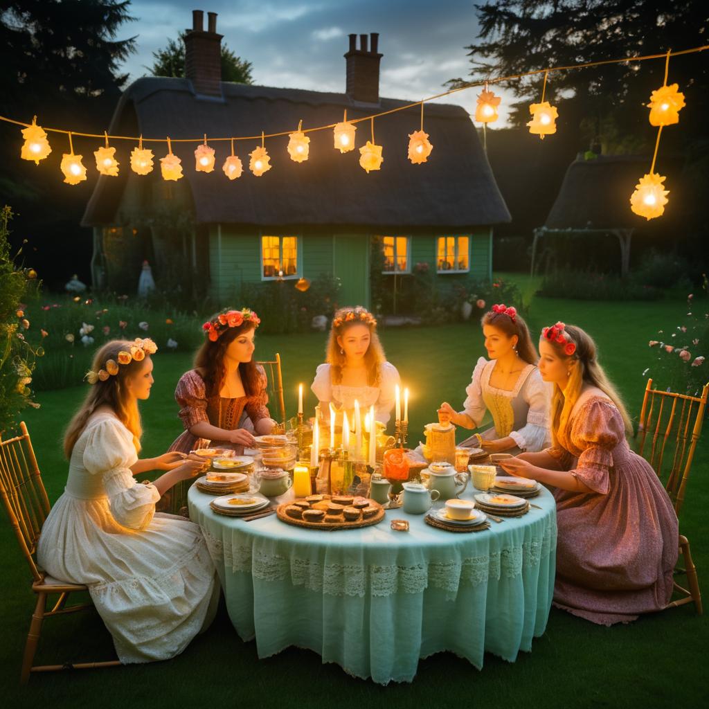 Bohemian Cottagecore Afternoon Tea Party