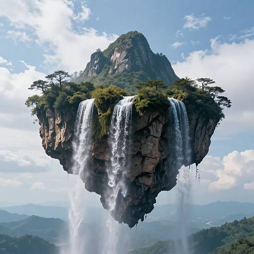 Floating Mountain of Life and Freedom