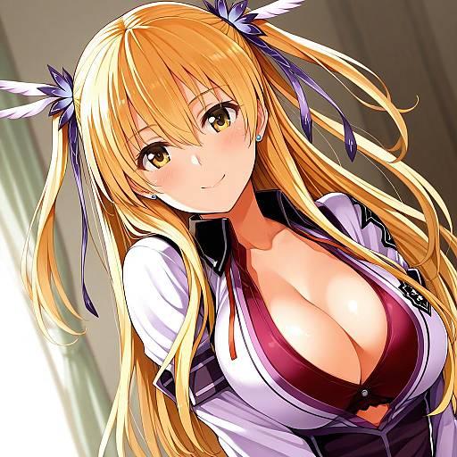 Illustration of Alisa reinford, eiyuu densetsu in the style of Bibi02