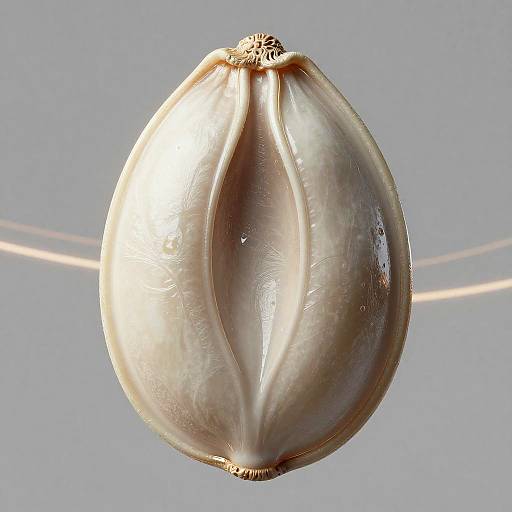 Futuristic Melon Seed Face Concept