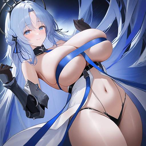 Illustration of Alsace (azur lane), azur lane in the style of Pandea work