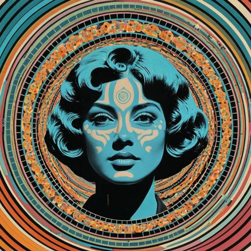 Vintage Psychedelic Surreal Art Collage Vintage Psychedelic Surreal Art Collage