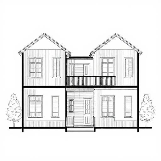 One-Story Barracks Floor Plan