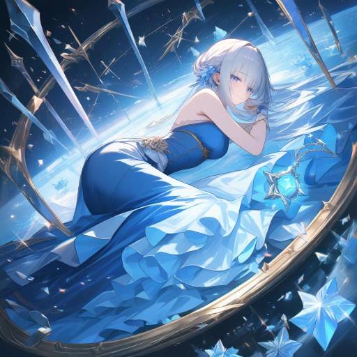 Serene Fantasy Art of a Mystical Girl