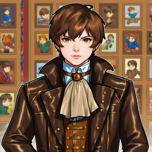 Illustration of Alvin (tales), tales of (series) in the style of Blacknirrow