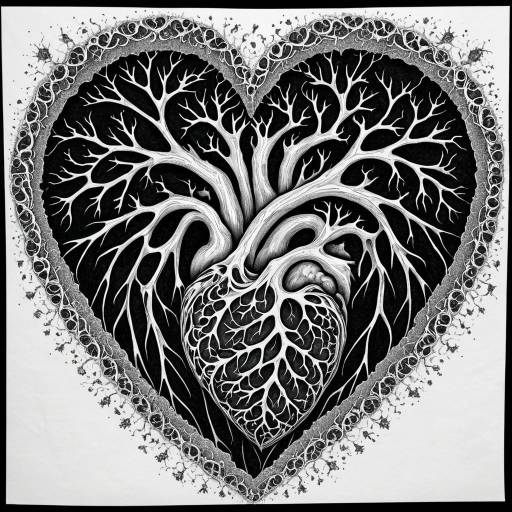 Intricate Anatomical Heart with Fractal Branching Intricate Anatomical Heart with Fractal Branching