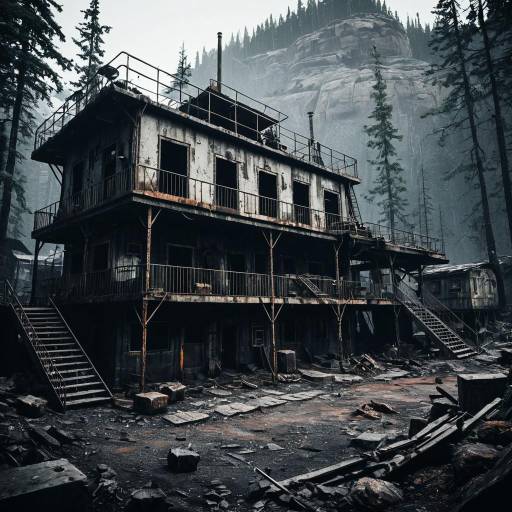 Cinderfall Base Concept Art for Survival Horror