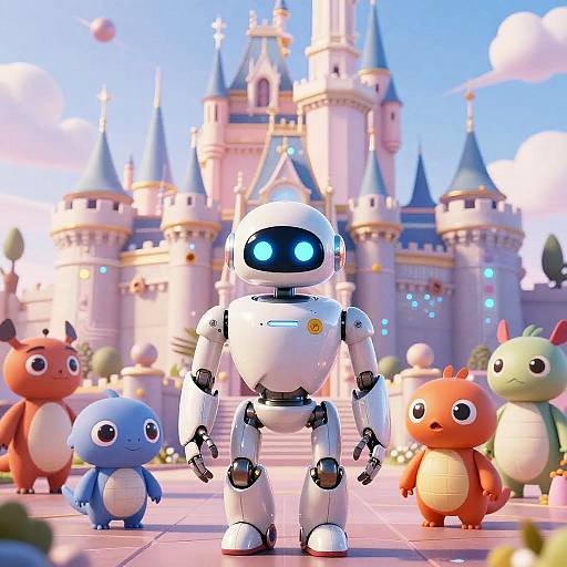 Disney AI Hero Robot Movie Poster