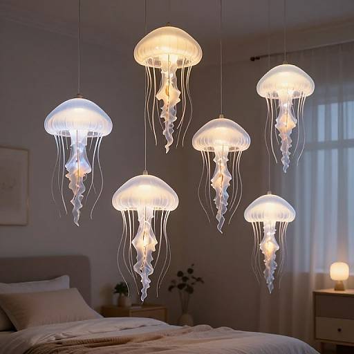 Ethereal Jellyfish Light Fixtures