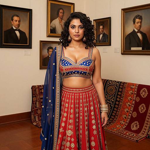 Modern Indo-Western Dress in Heritage Gallery