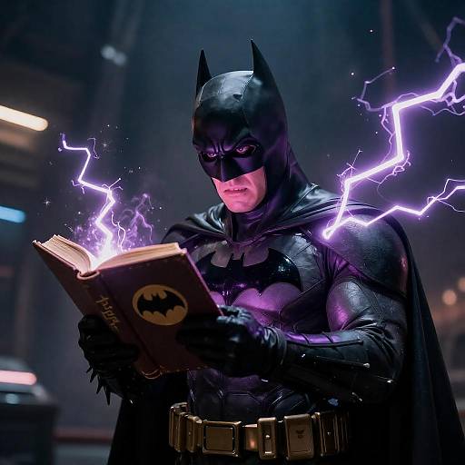 Cinematic Batman Casting Thunder Spell