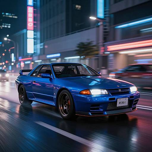 R32 GT-R Neon City Drift