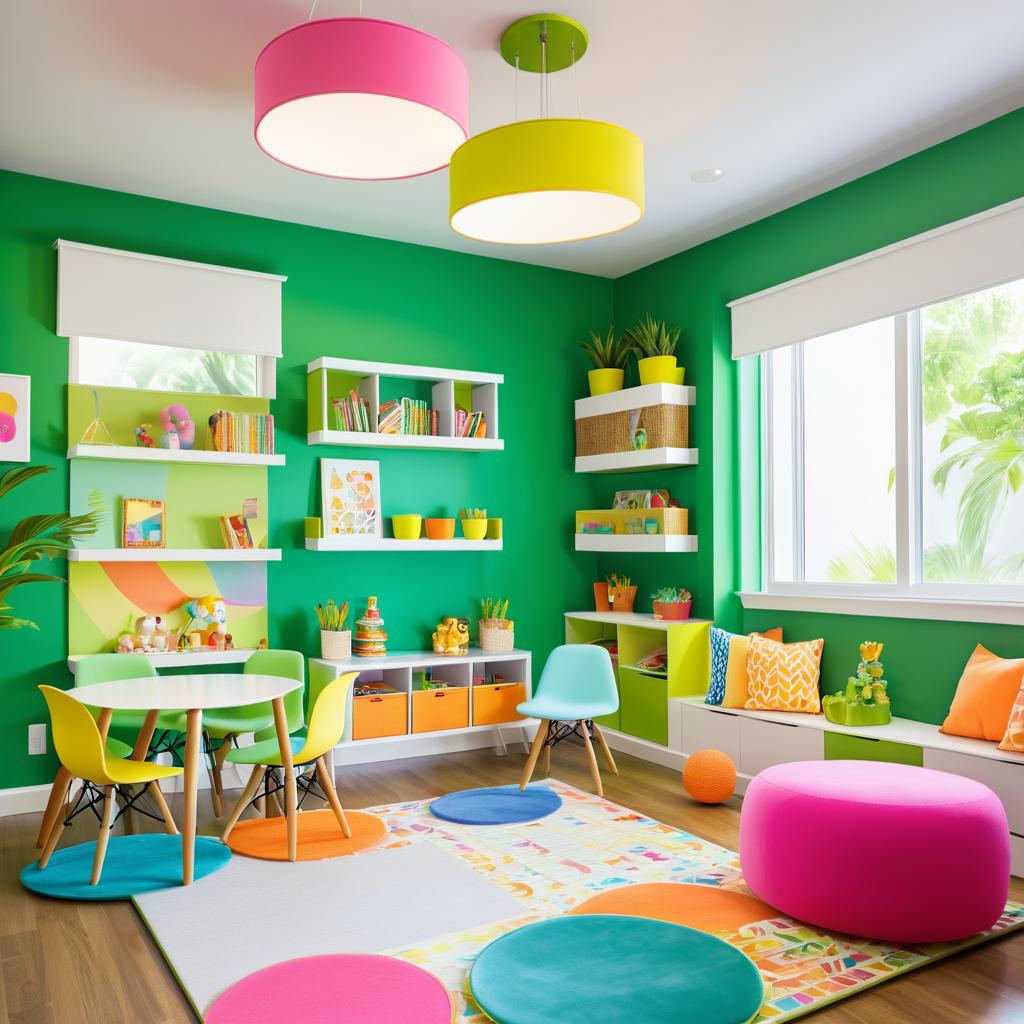 Vibrant Children's Playroom Documentary Photography