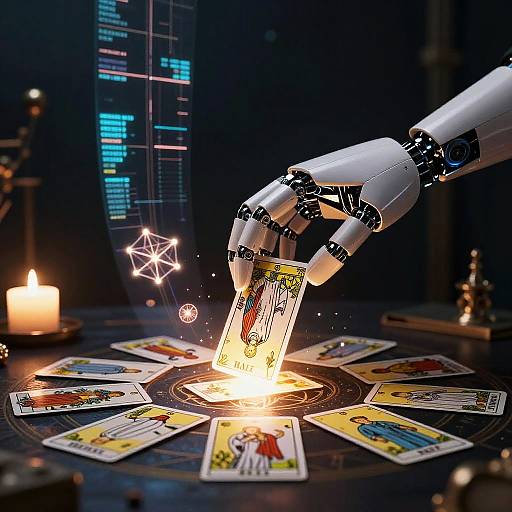 Futuristic AI Tarot Card Reading