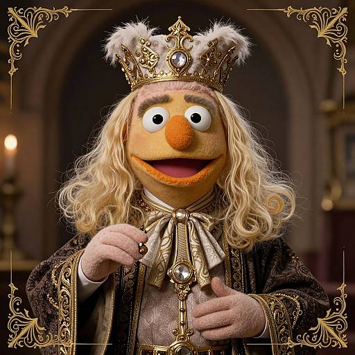 Albus Dumbledore as Muppet Illustration