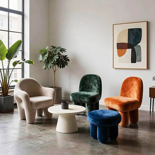 Futuristic Organic Loft Furniture Design