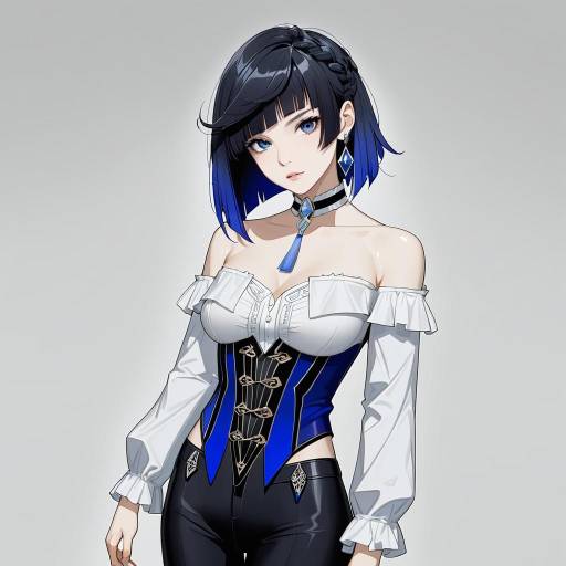 Curious Yelan in Off-Shoulder Outfit