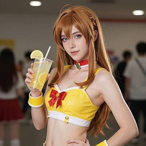 Realistic Cure Lemonade Cosplay Photo