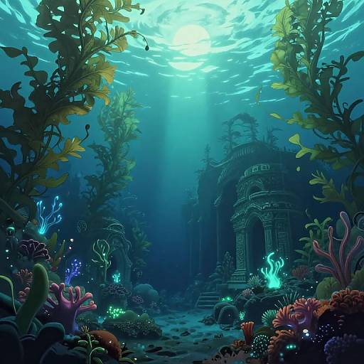 Dreamlike Enchanted Underwater Realm