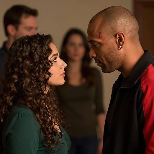 Intense Confrontation Between Man and Woman