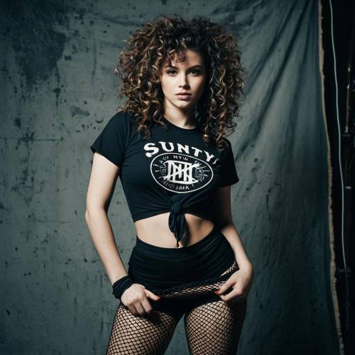 Grunge Fashion Portrait of a Woman