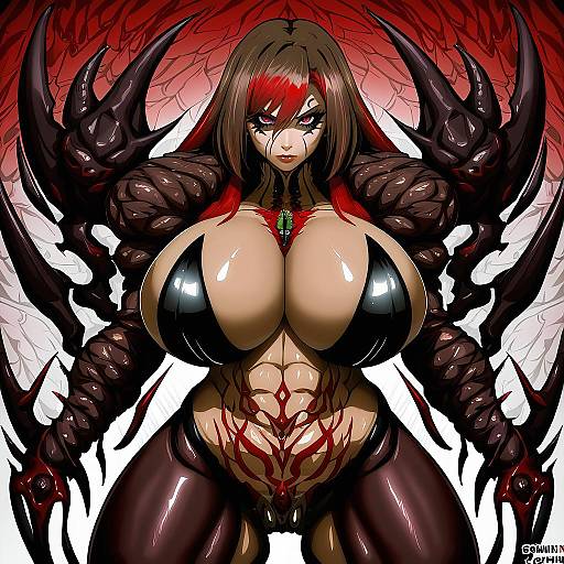 Illustration of Amaha masane, witchblade in the style of Sohin
