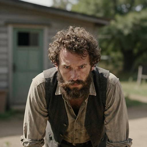 Rugged Man Portrait in Natural Light