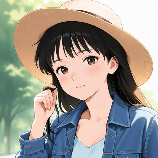 Trendy Portrait of a Beachside Girl Trendy Portrait of a Beachside Girl