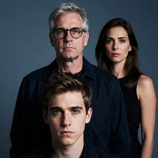 Dramatic Portraits with Gradient Background