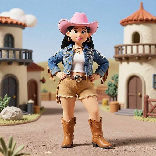 Glamorous Cowgirl by Historic Site