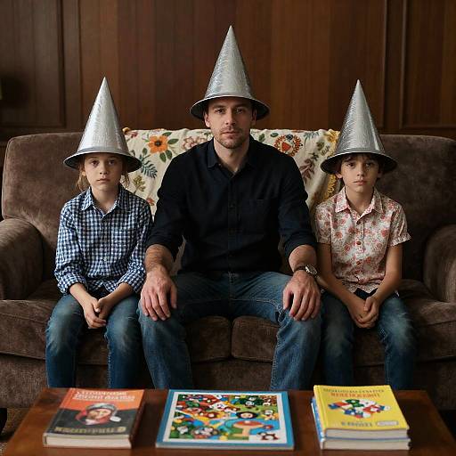 Family Bonding on a Cozy Couch