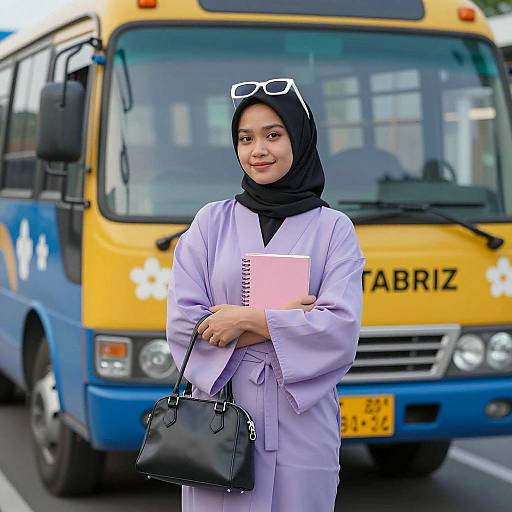 Evening Scene: Asian Woman in Kimono