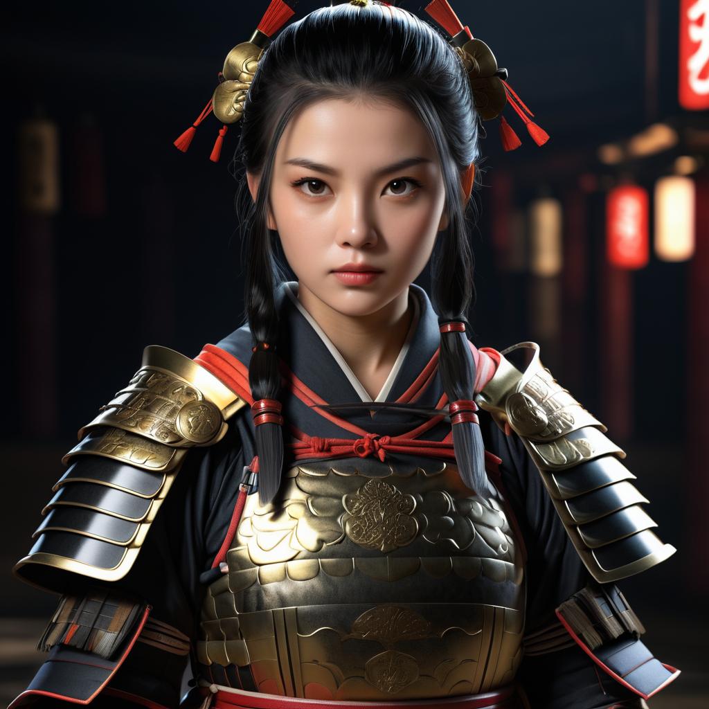 Samurai Armor: Photorealistic Character Design