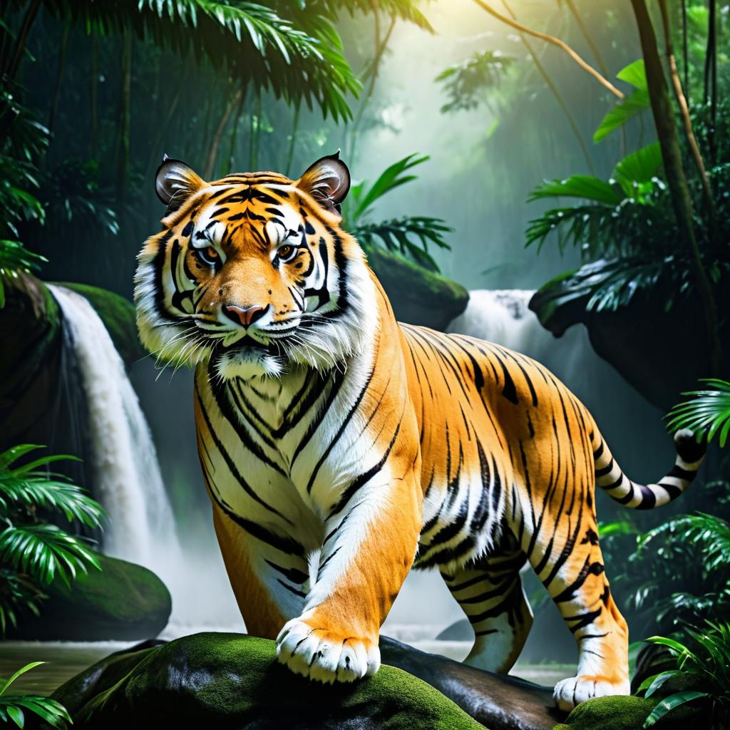 Majestic Tiger in Ultra-Realistic Detail