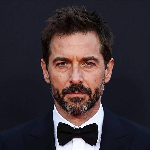 Serious Portrait of a Middle-Aged Man