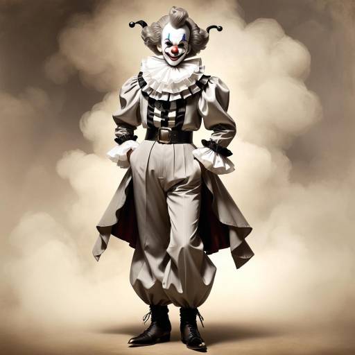 Whimsical Jester in Ethereal Mist Whimsical Jester in Ethereal Mist