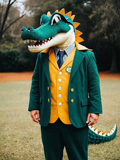 Realistic Montgomery Gator Cosplay Photo