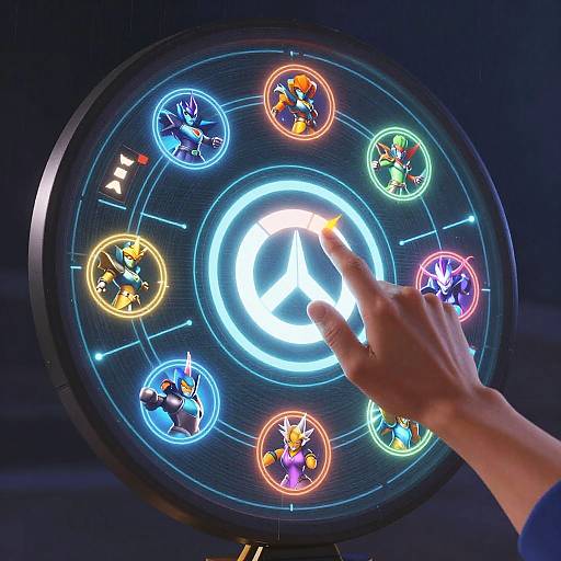 Overwatch 2 Hero Ability Wheel