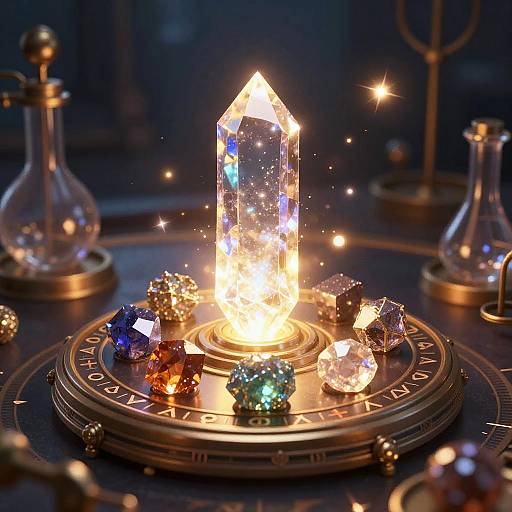 Radiant Gem Fusion in Magical Lab