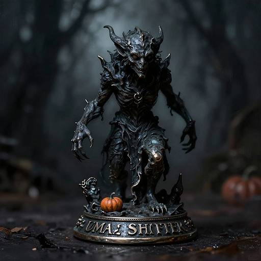 Umbral Shifter Gemstone Figurine