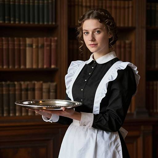 Classic European Maid Portrait