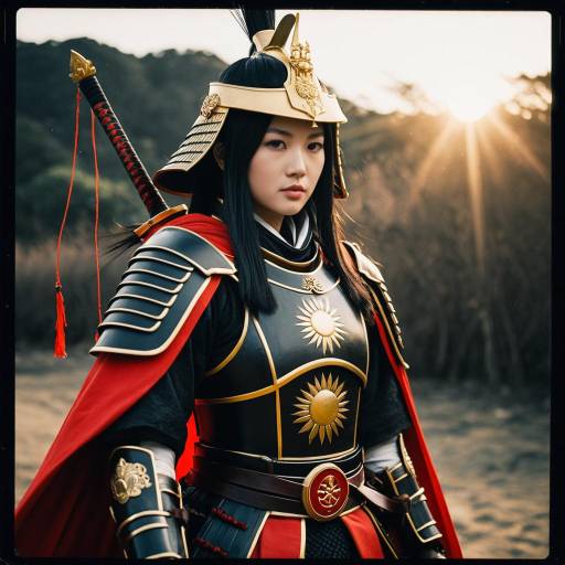Female Samurai Cosplay of Oda Nobunaga