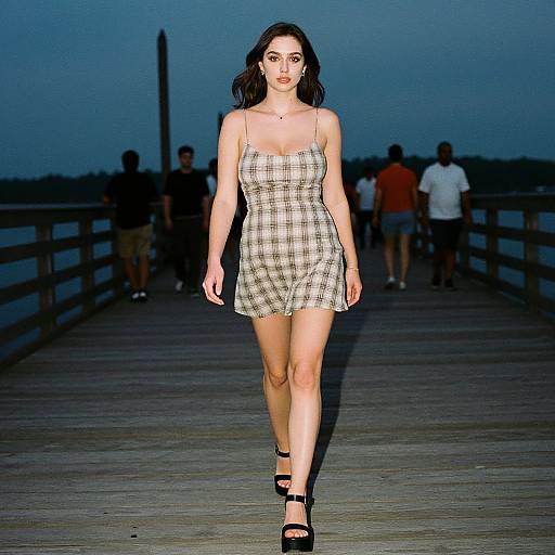 Casual Grunge Sundress Evening Walk