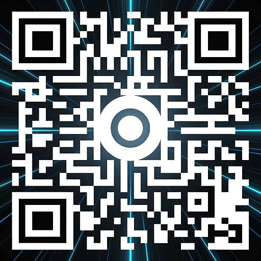 Futuristic QR Code Maze