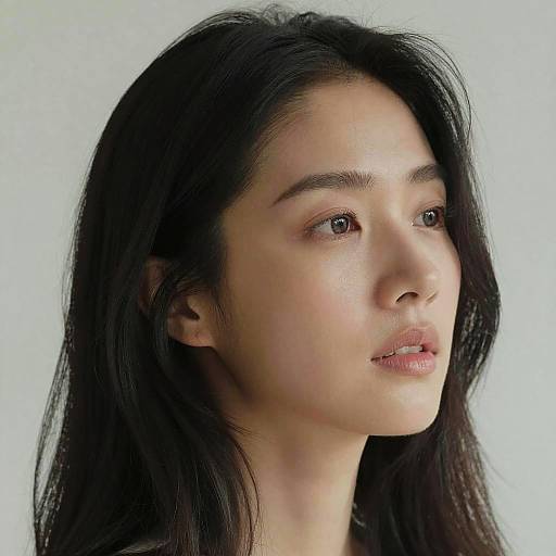 Portrait of Asian Woman in Soft Light