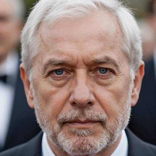 Close-Up Portrait of an Older Man