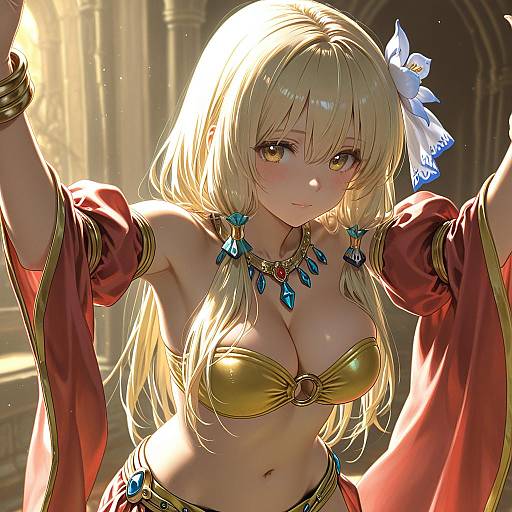 Illustration of Gypsy (ragnarok online), ragnarok online in the style of Mitsugu